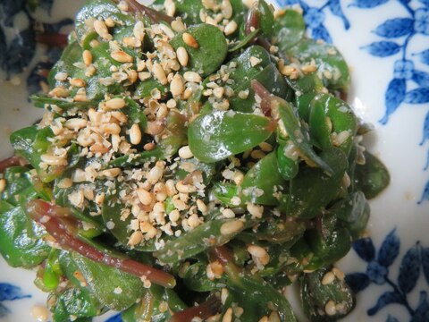 スベリヒユのナムル・食べないともったいない野菜